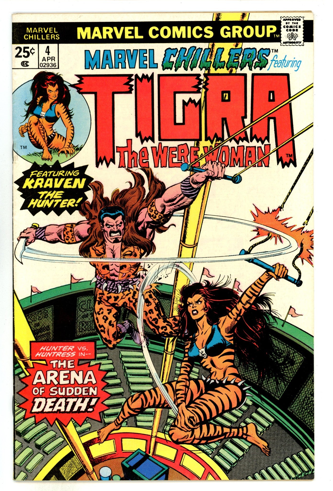 Marvel Chillers 4 FN/VF (7.0) (1976) 