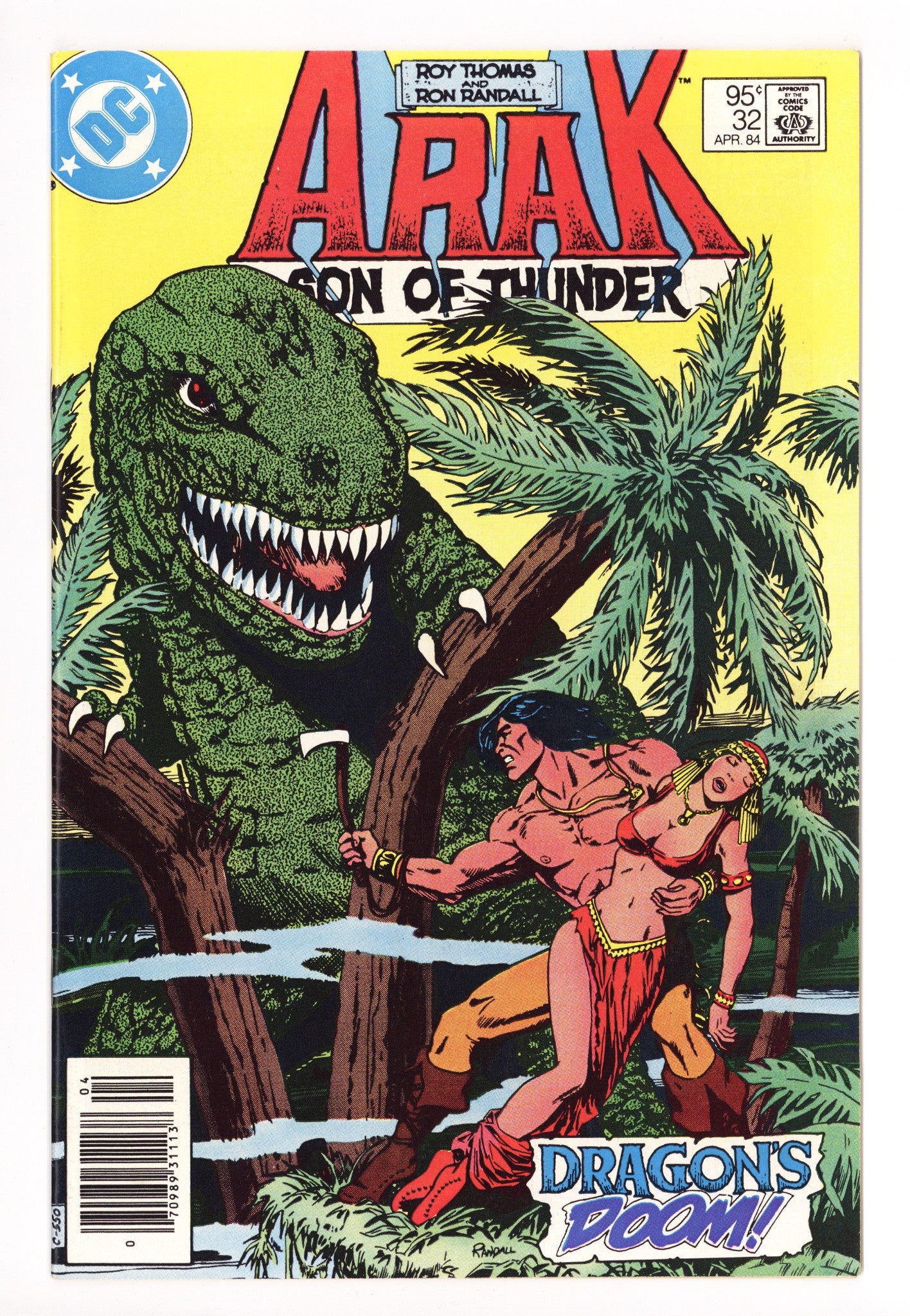 Arak / Son of Thunder 32 VF- (7.5) (1984) Canadian Price Variant 