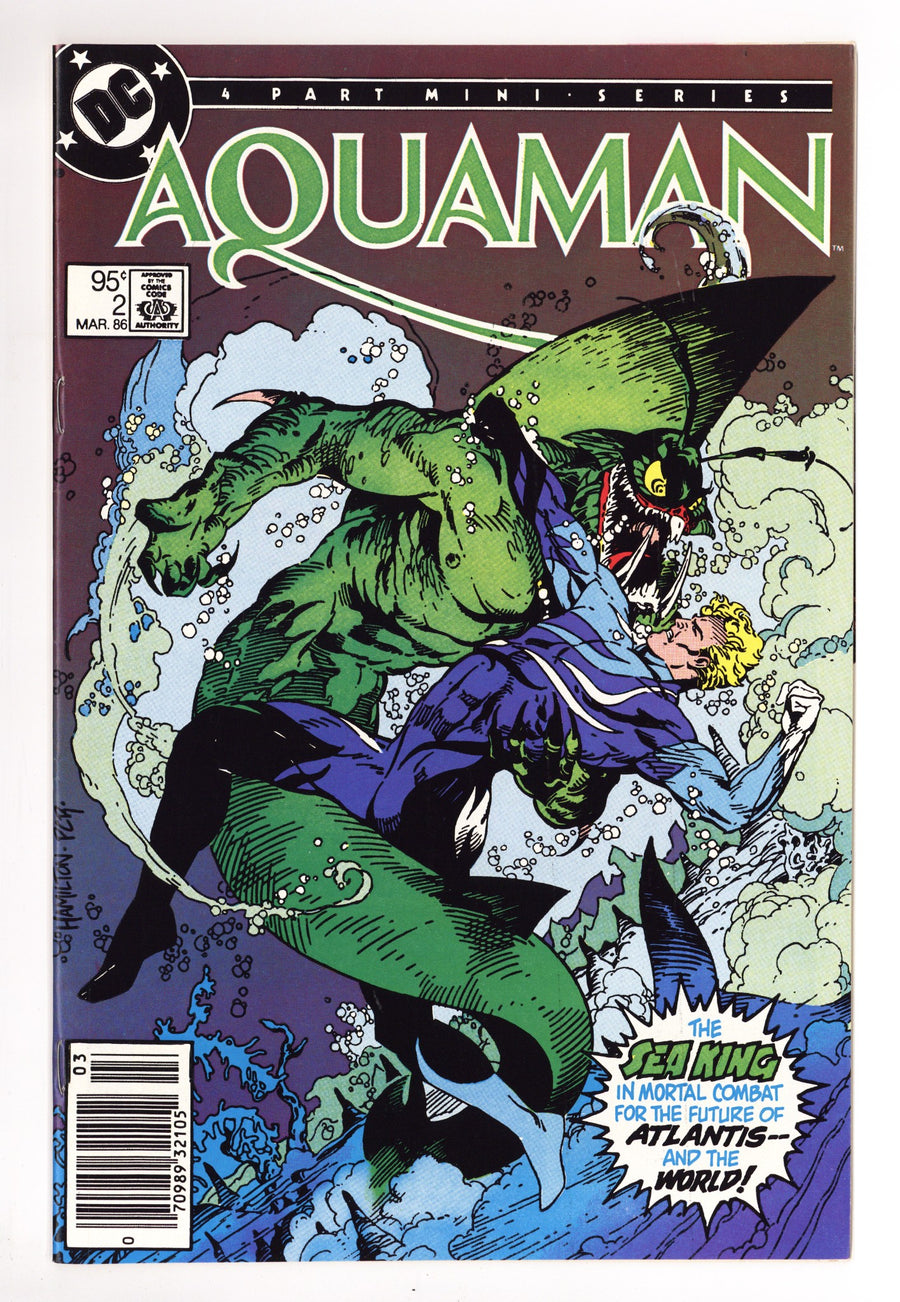 Aquaman Vol 2 2 VF/NM (9.0) (1986) Canadian Price Variant 