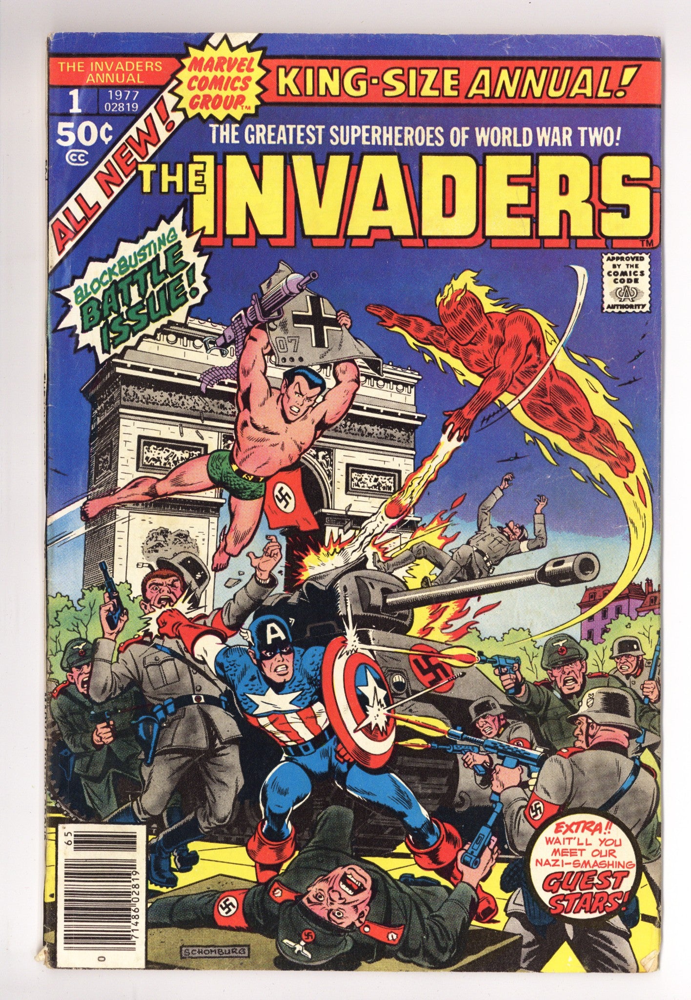 The Invaders Annual Vol 1 1 GD/VG (3.0) (1977) 