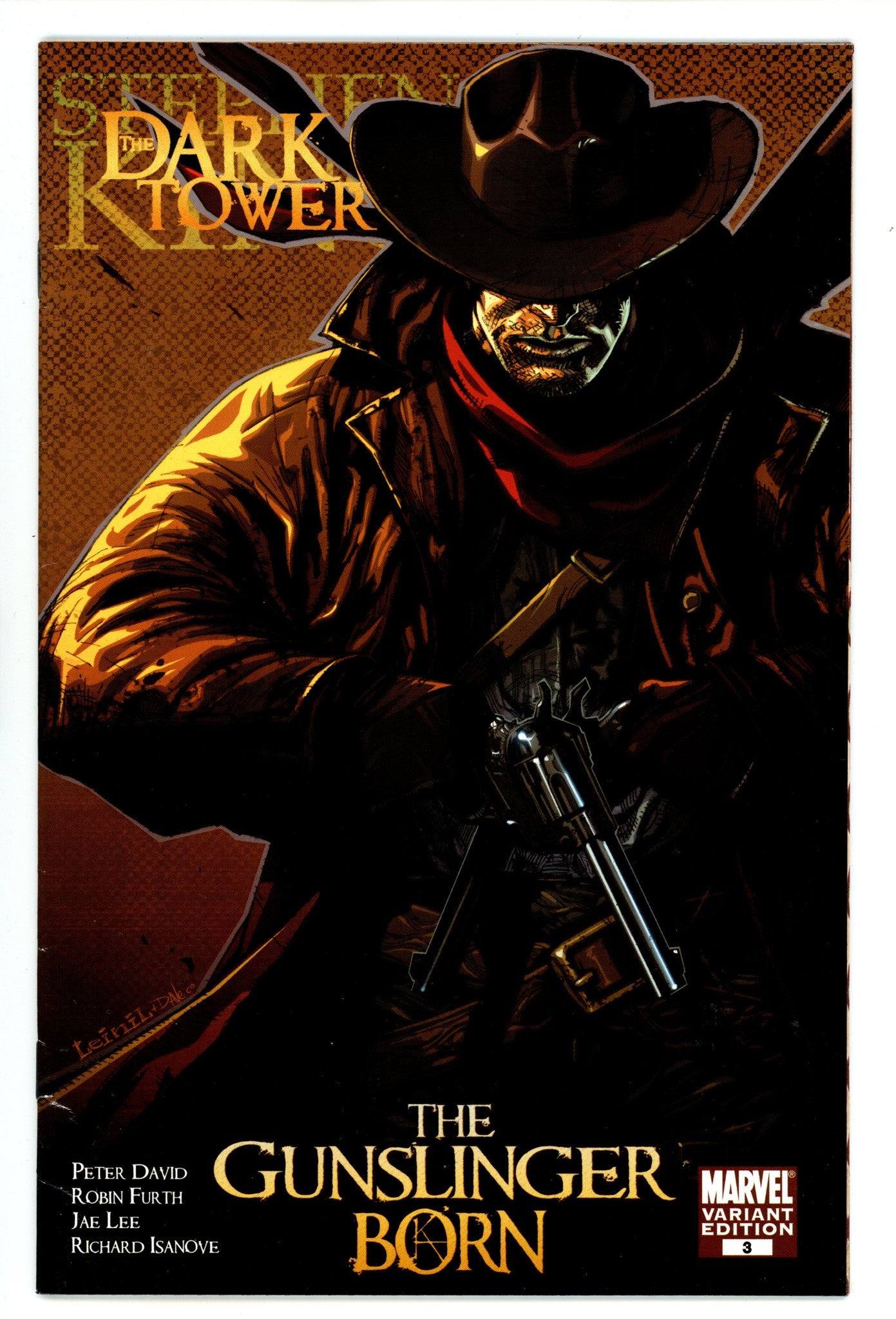 Dark Tower: The Gunslinger Born 3 Mid Grade (2007) Yu Incentive Variant 