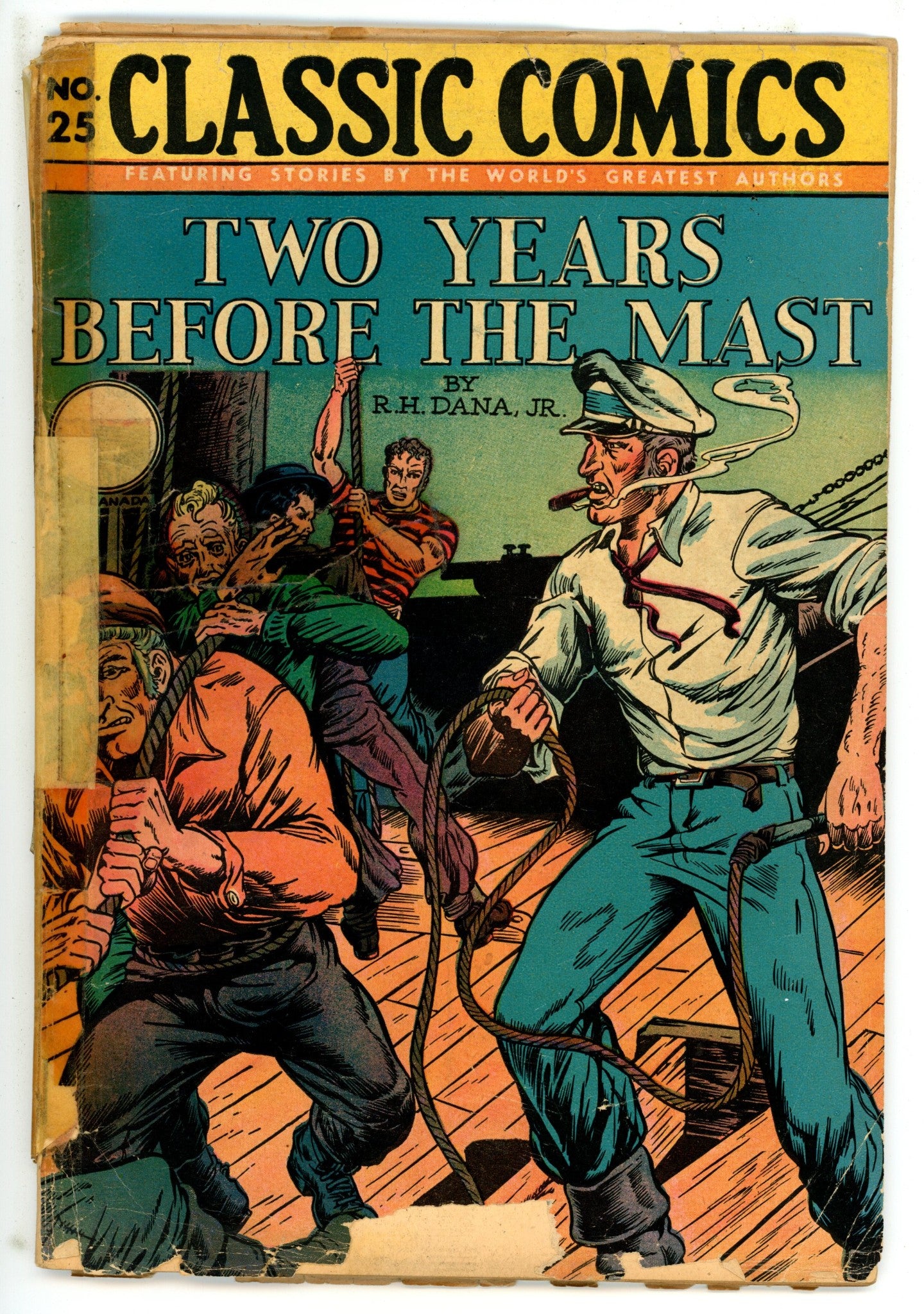 Classics Comics: Two Years Before the Mast 25 Hrn 30 PR (1946)