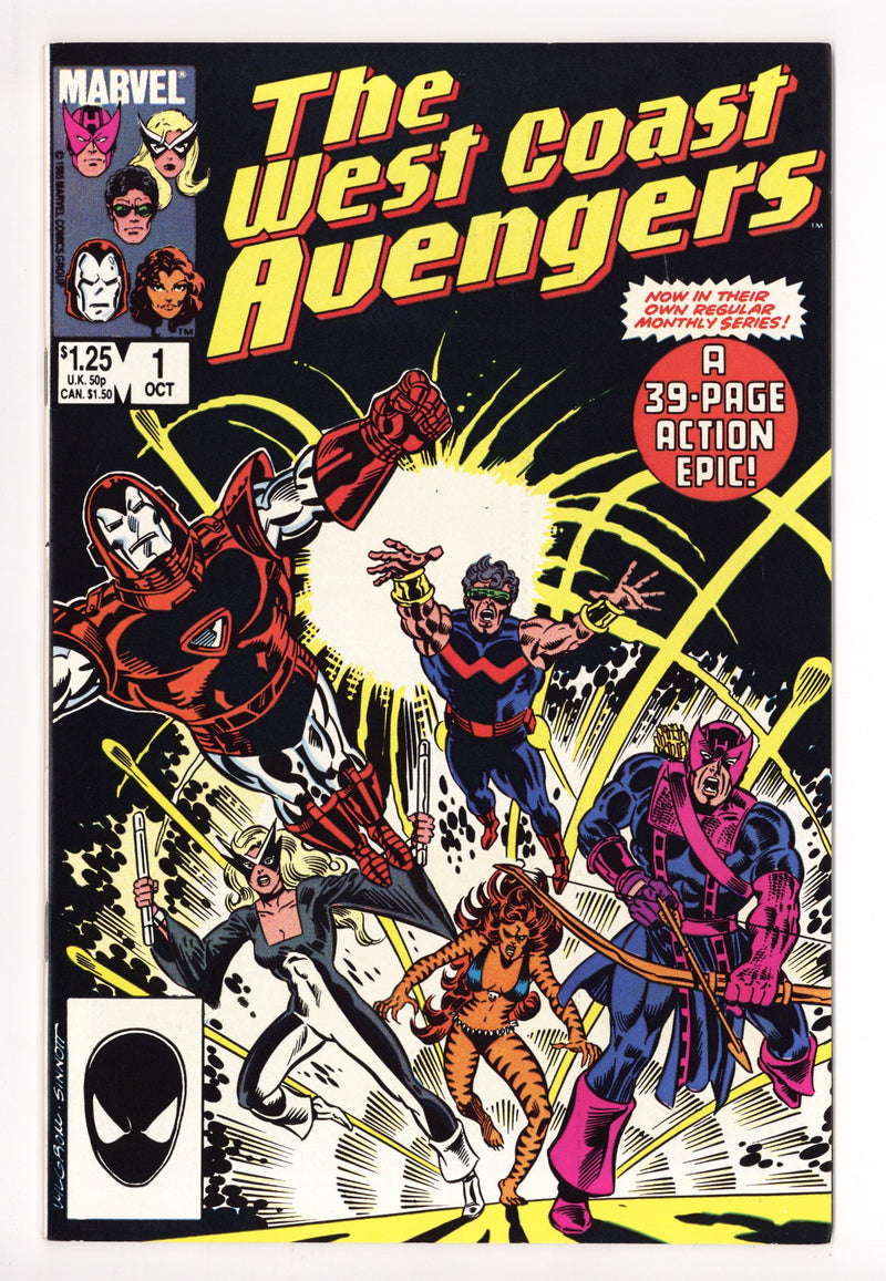 West Coast Avengers Vol 2 1 High Grade (1985) 