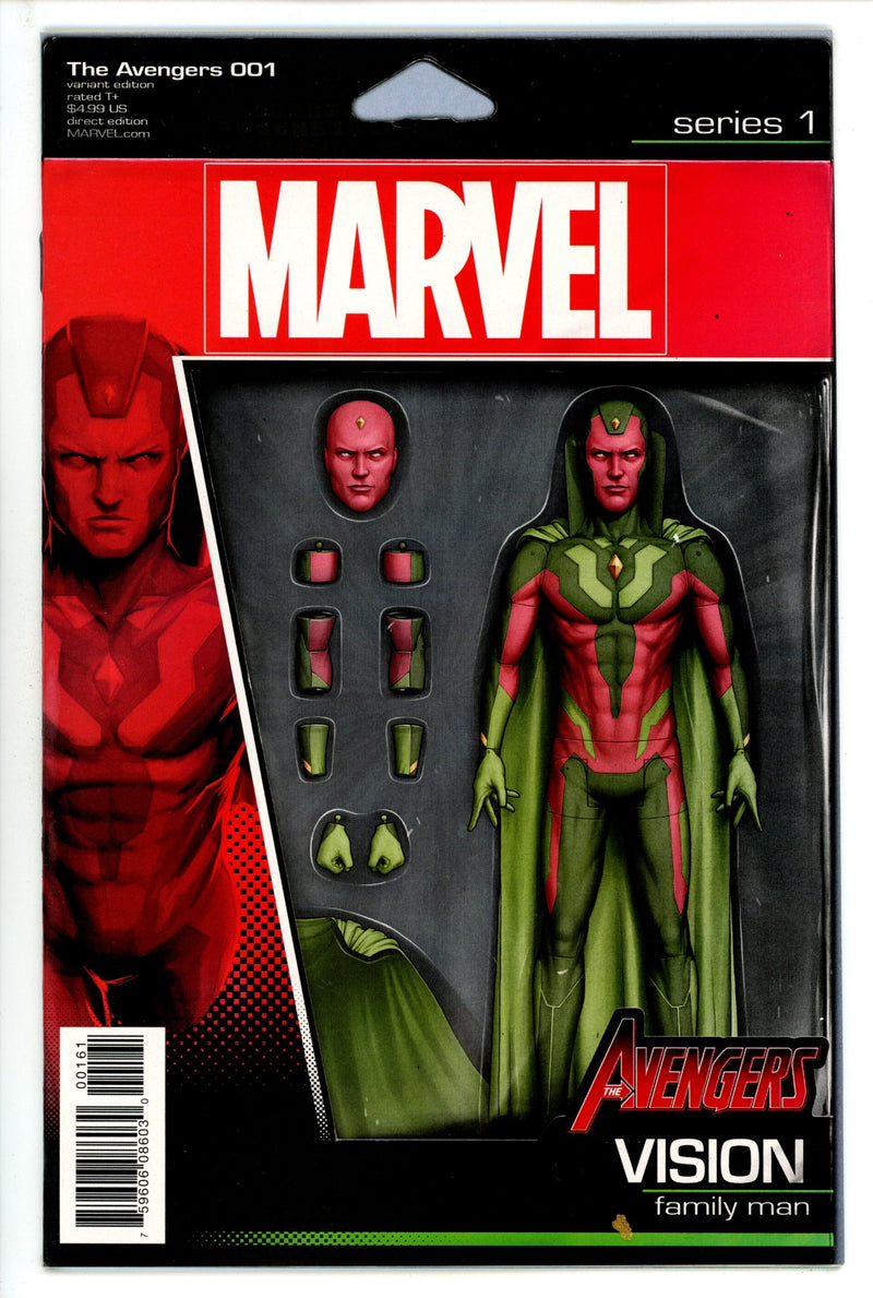 Avengers Vol 7 1 High Grade (2017) Christopher Action Figure Variant 