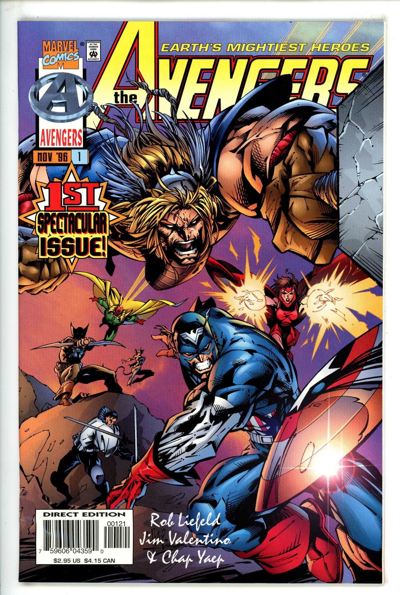 Avengers Vol 2 1 Yaep Variant (1996)