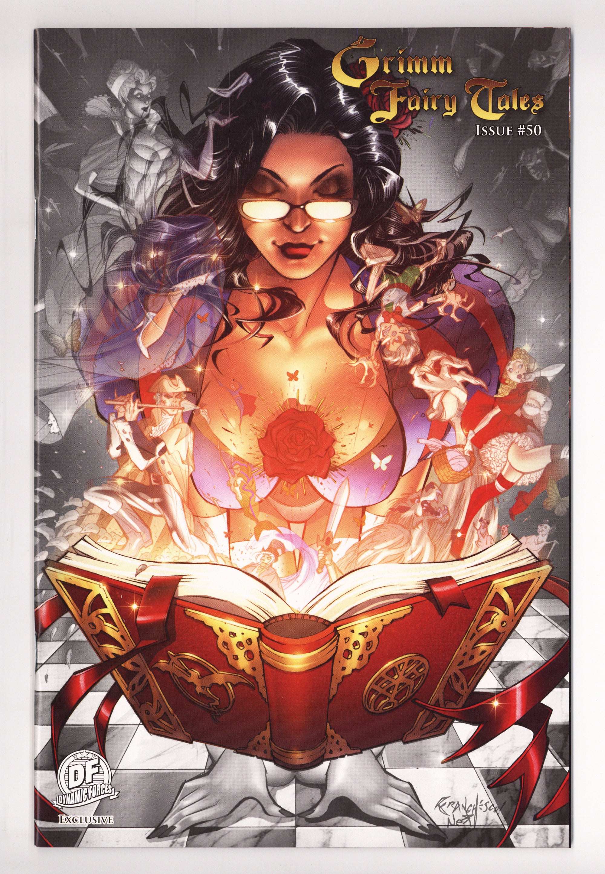 Grimm Fairy Tales Vol 1 50 VF/NM (9.0) (2010) Franchesco Dynamic Forces Exclusive Variant 