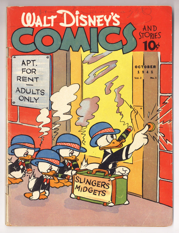 Walt Disney's Comics and Stories Vol 2 1 VG (4.0) (1941)