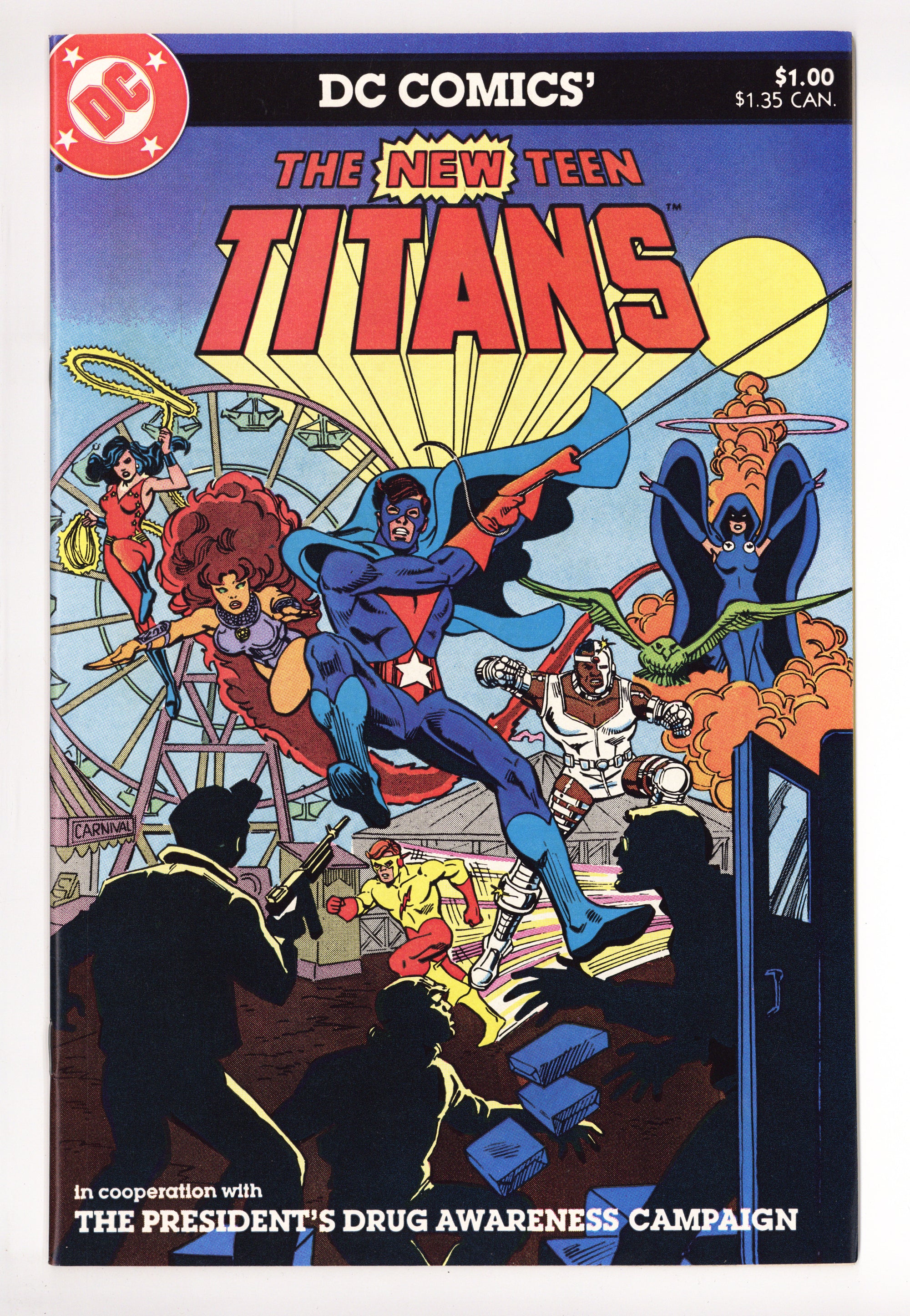 The New Teen Titans: President's Drug Awareness Campaign 2 High Grade (1983) 