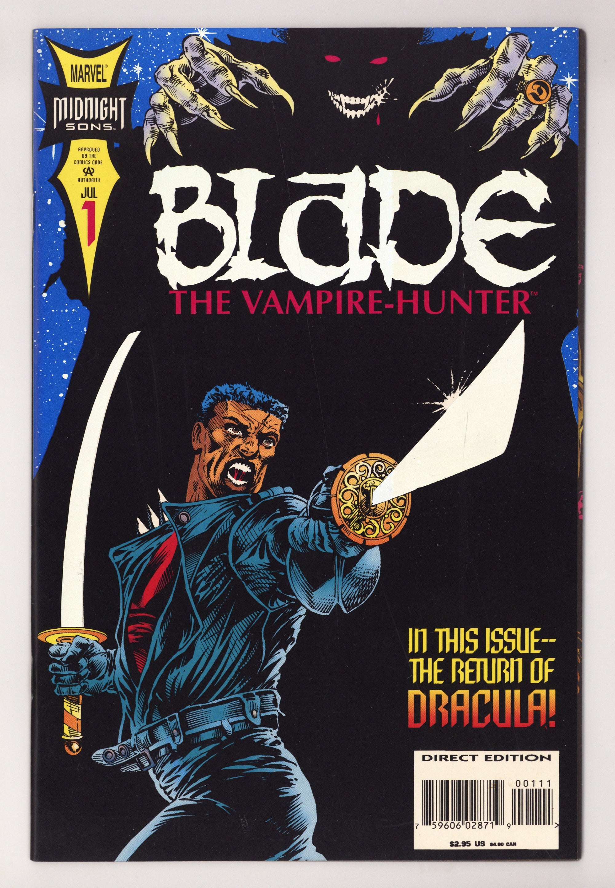 Blade: The Vampire-Hunter Vol 1 1  VF/NM (9.0)   (1994)        