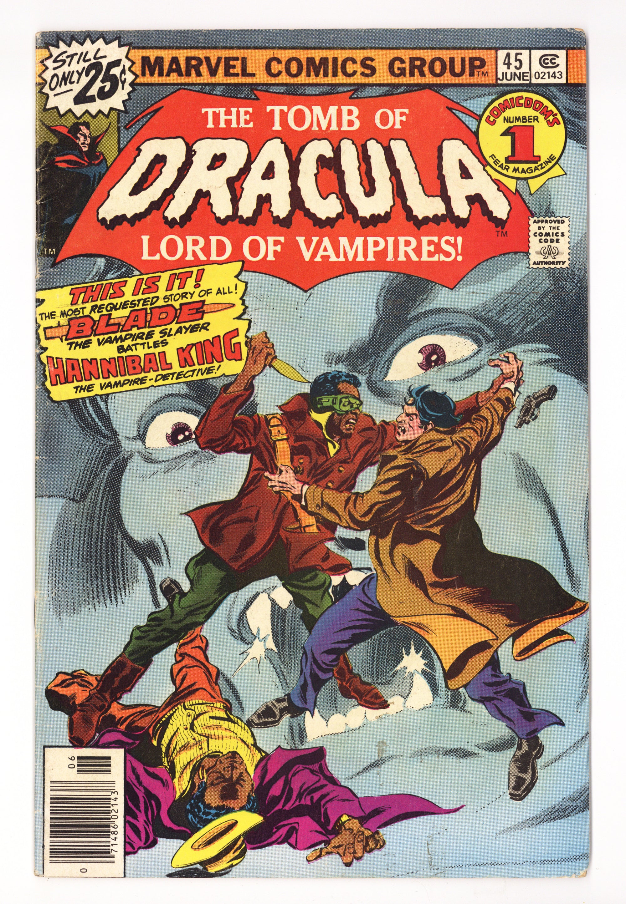 Tomb of Dracula Vol 1 45 VG+ (4.5) (1976) 