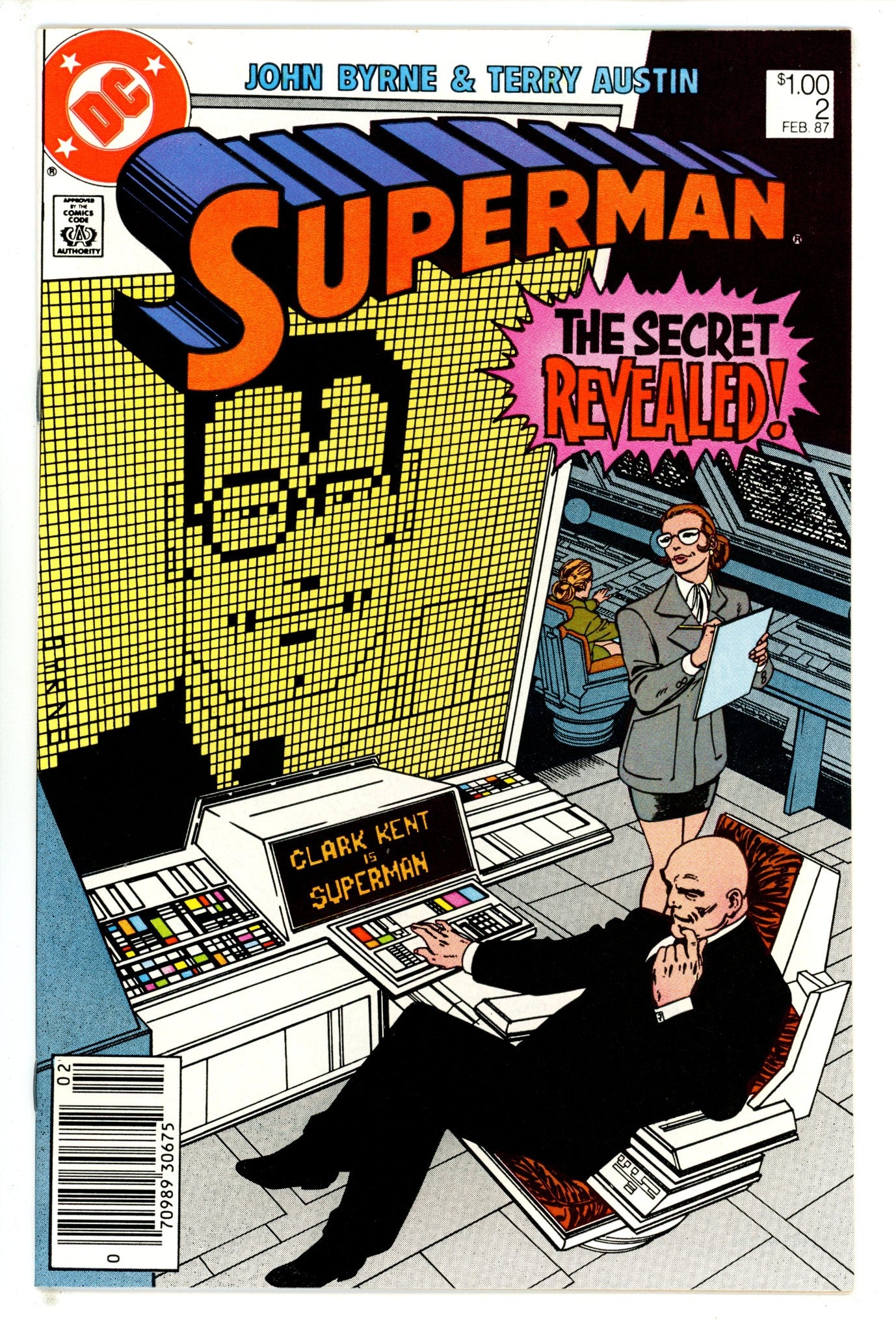 Superman Vol 2 2 Canadian Variant VF+ (1987)