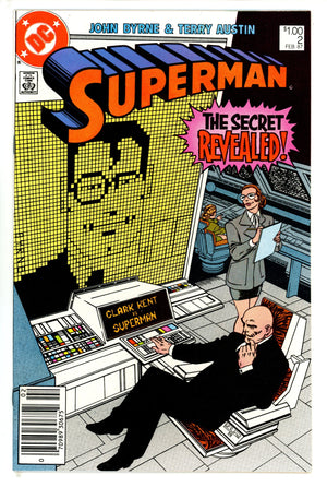 Superman Vol 2 2 Canadian Variant VF+ (1987)