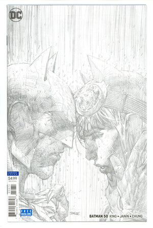 Batman Vol 3 50 NM- (9.2) (2018) Lee Sketch Incentive Variant