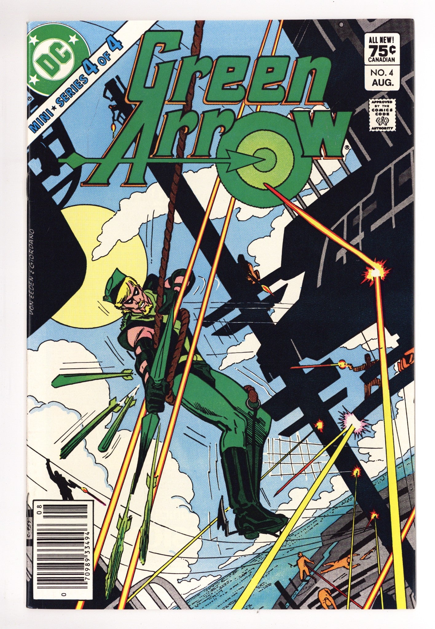Green Arrow Vol 1 4 NM- (9.2) (1983) Canadian Price Variant 