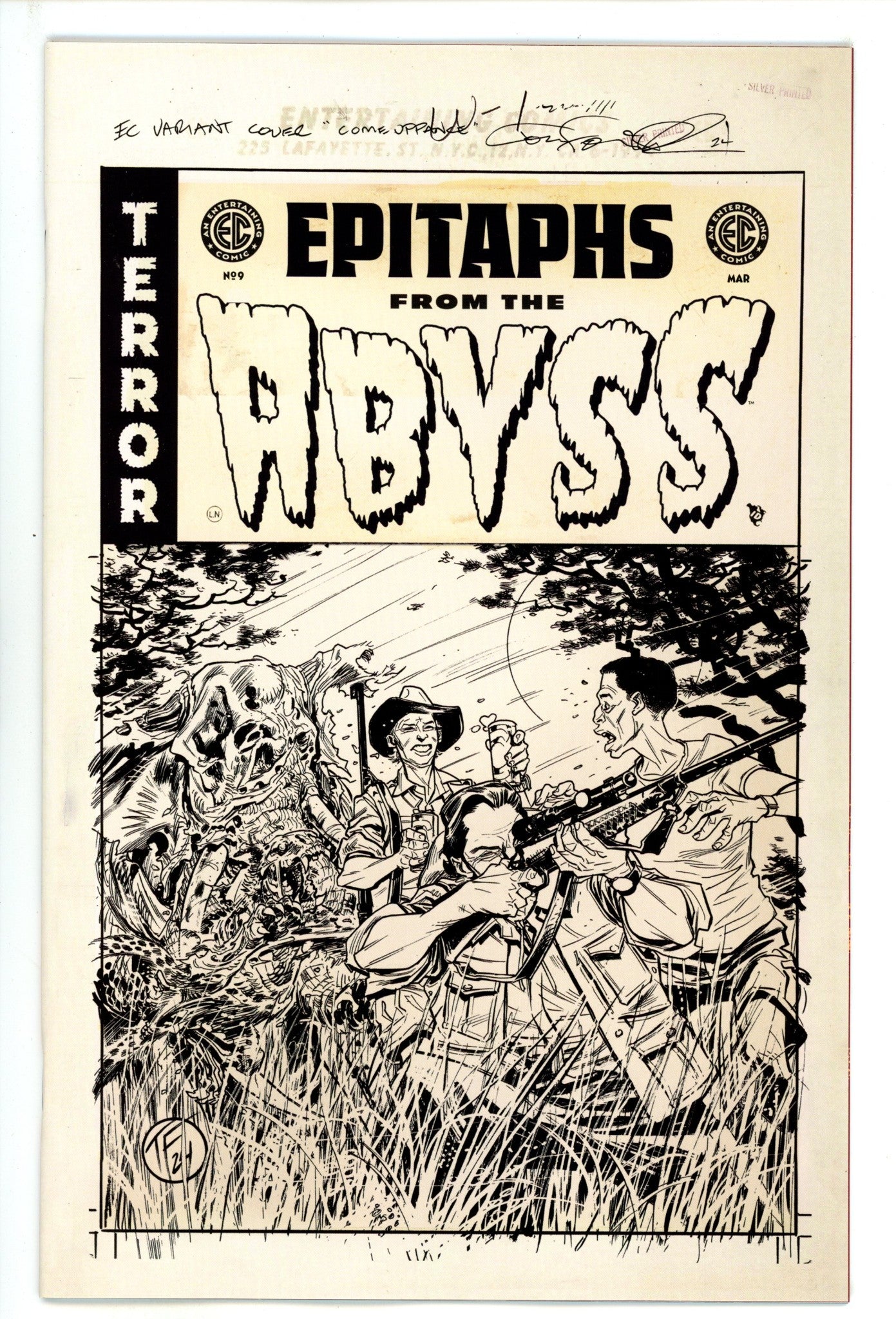 EC Epitaphs From The Abyss 9 Fowler B&W Incentive Variant NM (2025)
