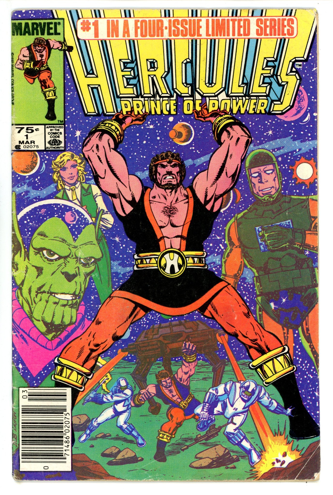 Hercules Vol 2 1 Canadian Variant GD/VG (1984)