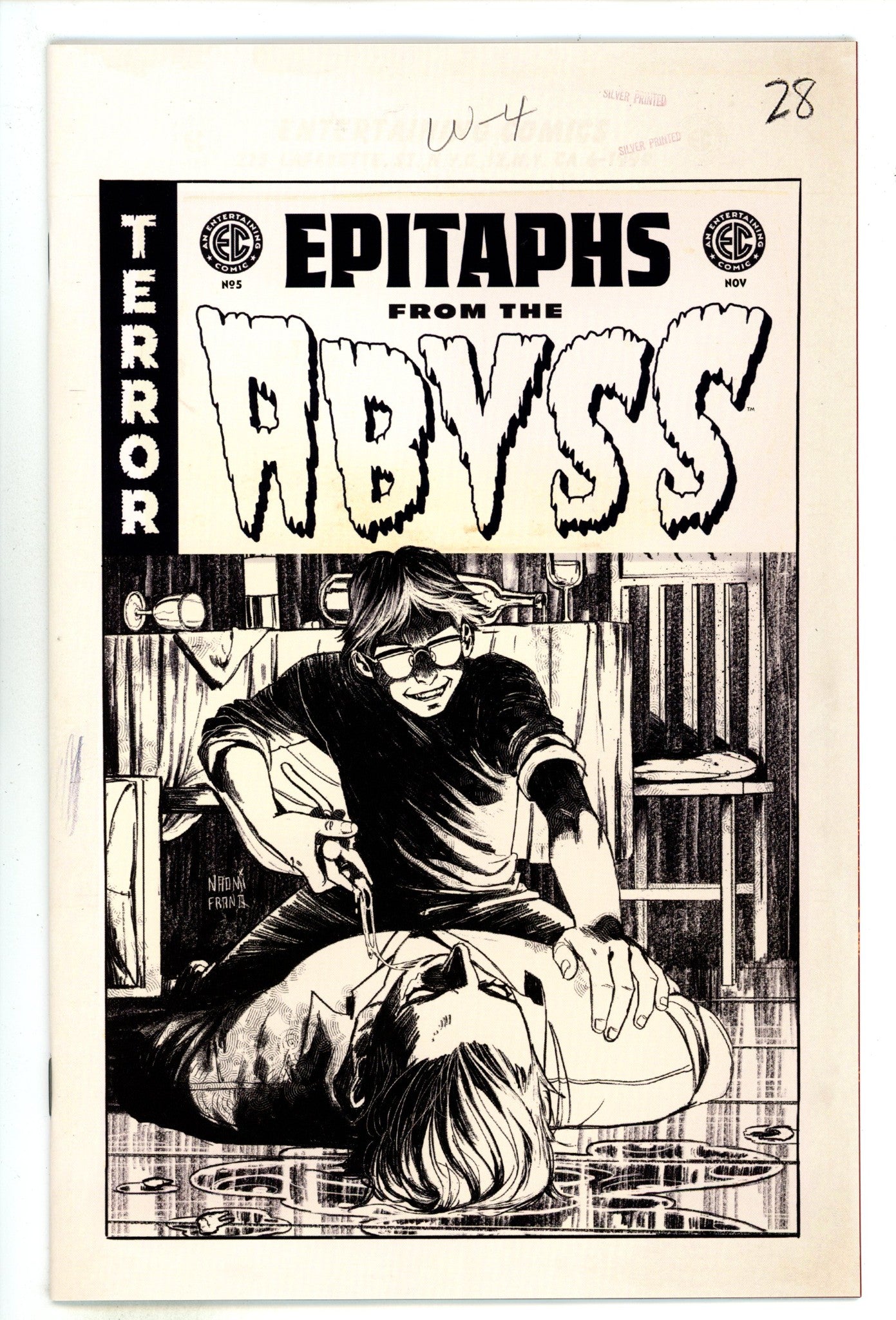 EC Epitaphs From The Abyss 5 Franquiz B&W Incentive Variant NM (2024)