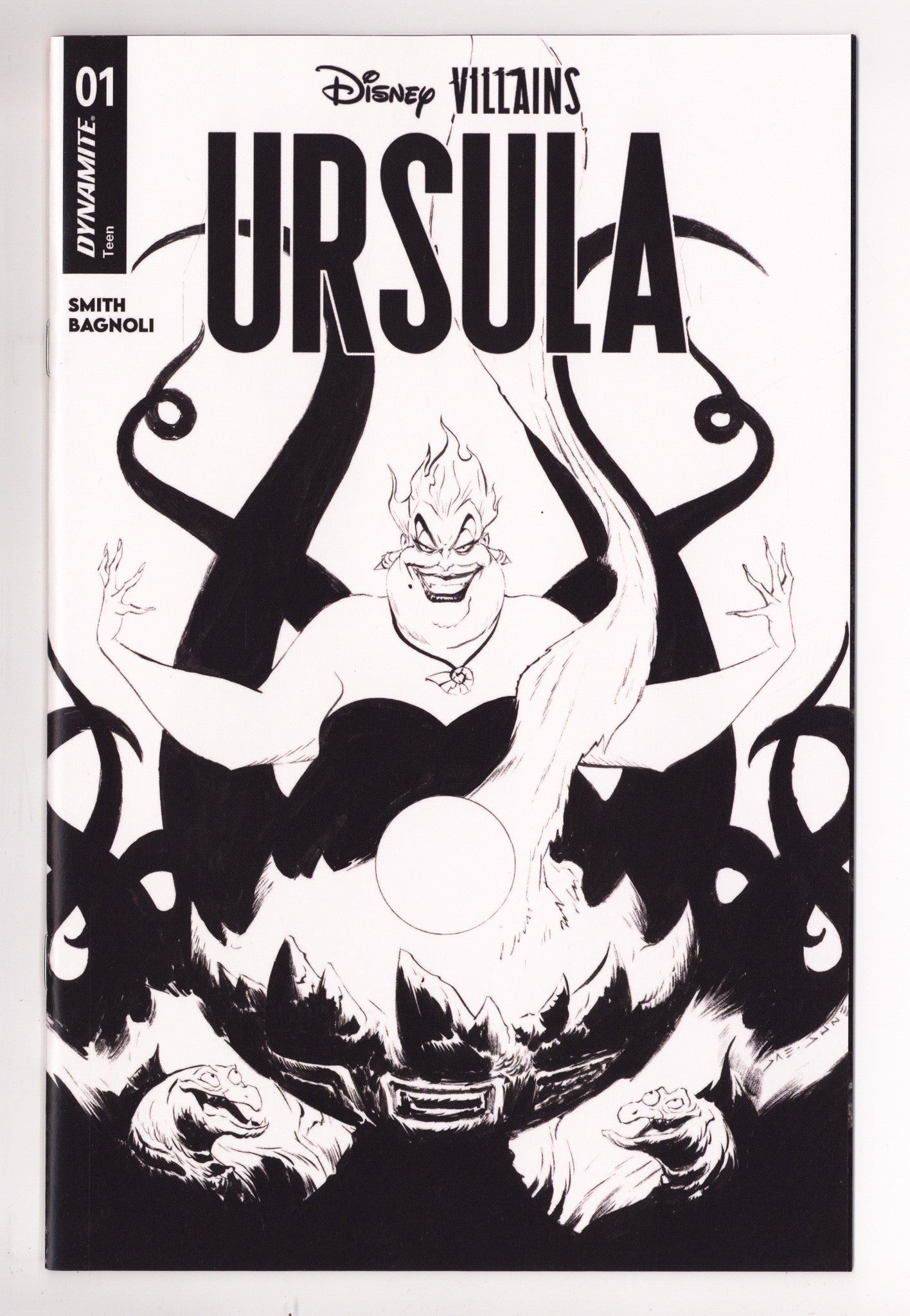 Disney Villains Ursula 1 Lee B&W Variant (2025)