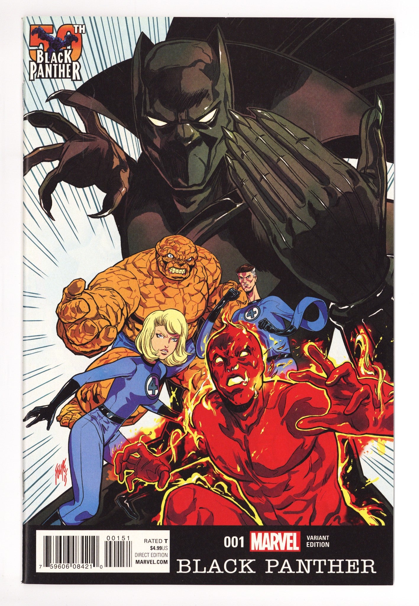Black Panther Vol 6 1 VF/NM (9.0) (2016) Smith Incentive Variant 