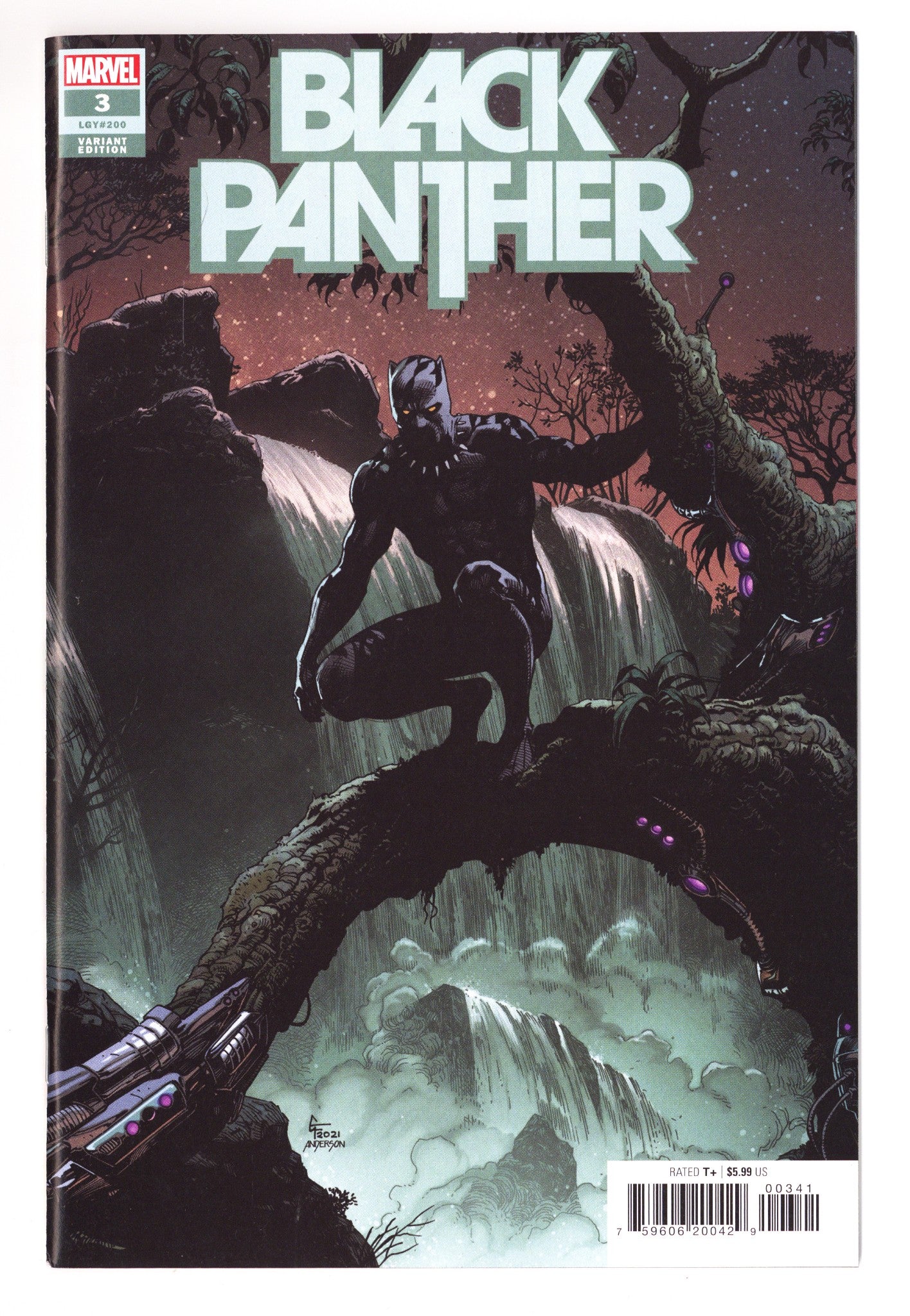 Black Panther Vol 8 3 (200) NM (9.4) (2022) Frank Variant 
