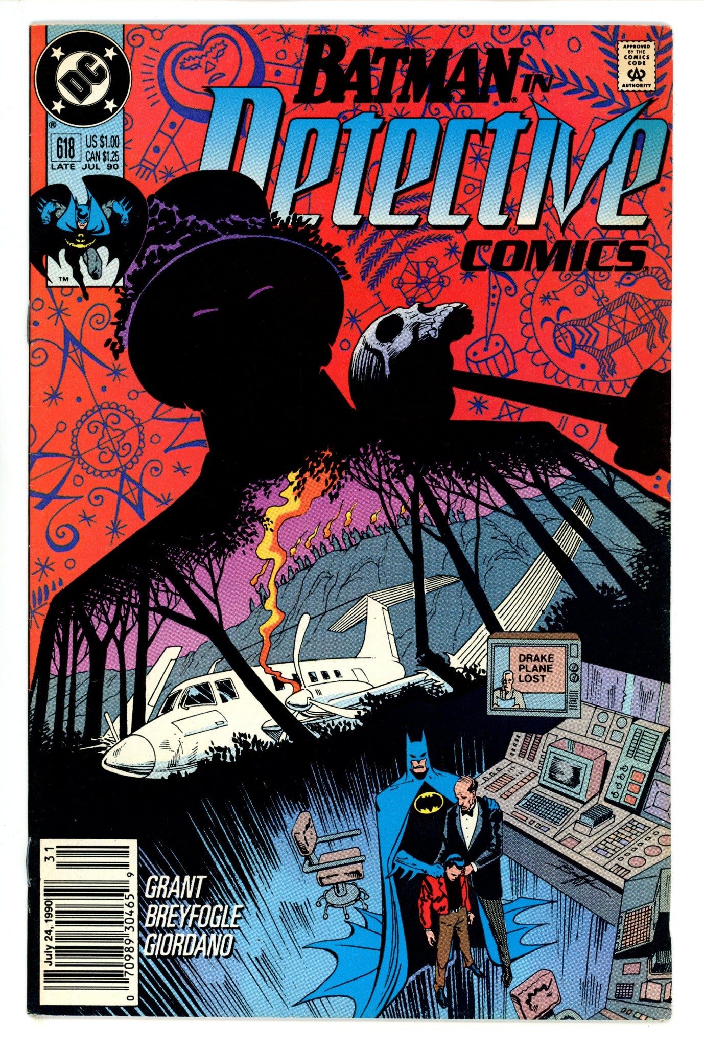 Detective Comics Vol 1 618 Newsstand (1990)