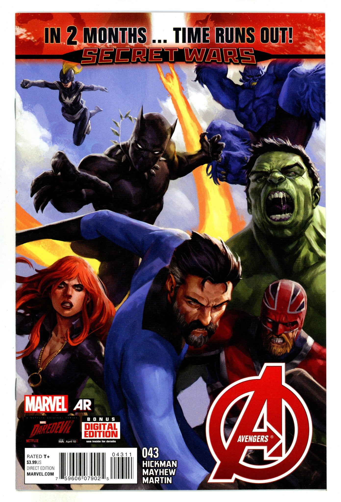 Avengers Vol 5 43 High Grade (2015) 