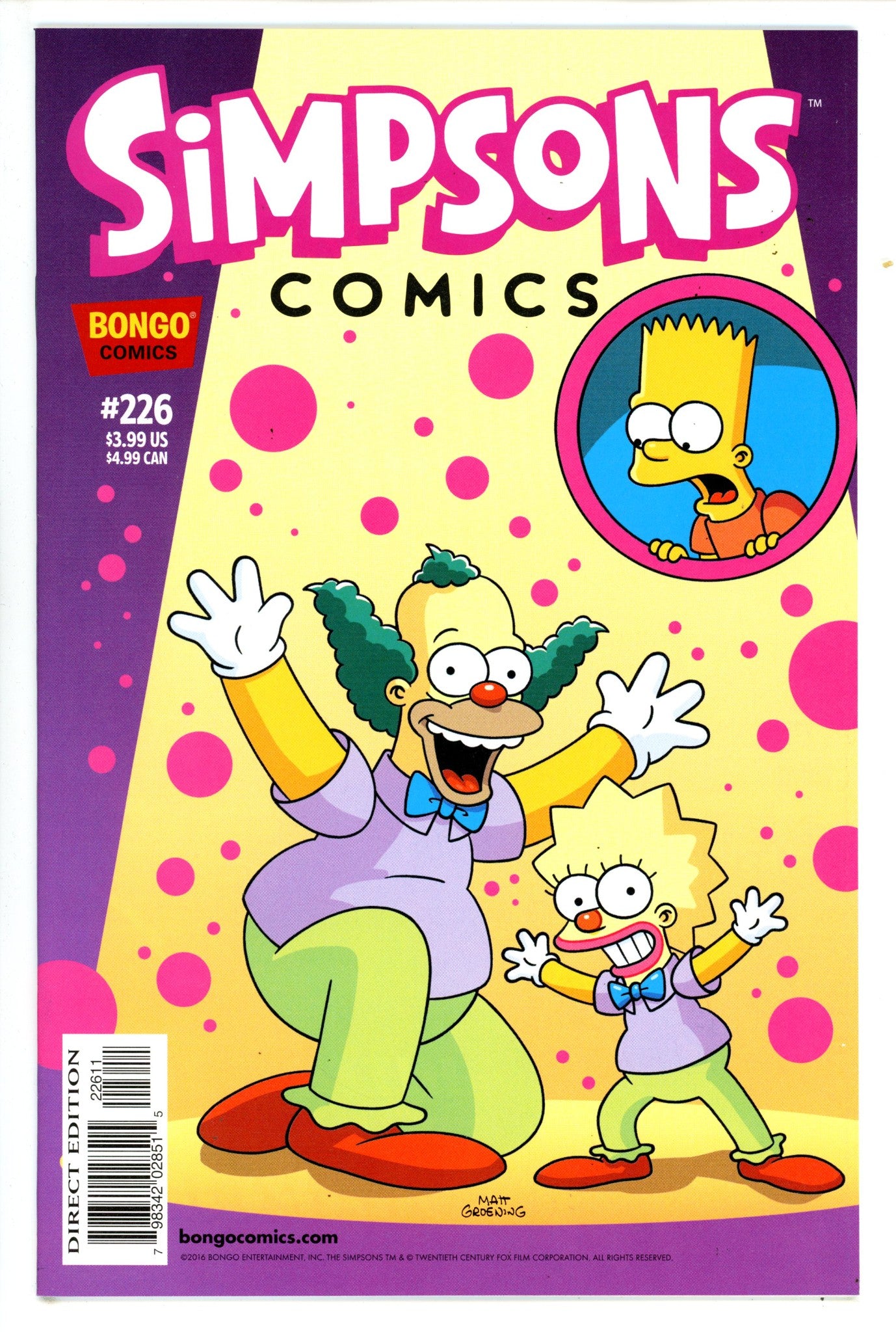 Simpsons Comics 226 NM- (9.2) (2016)