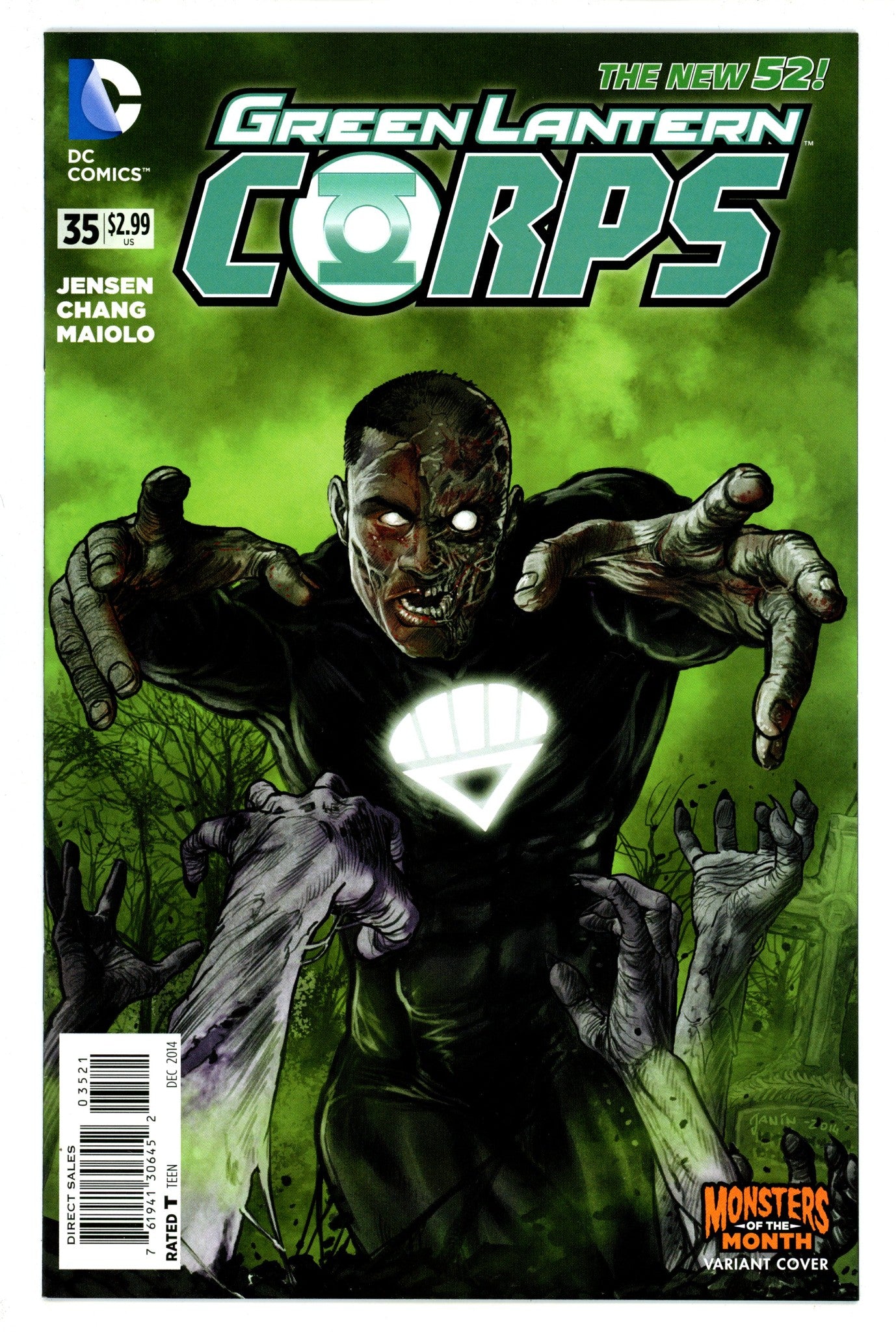 Green Lantern Corps Vol 2 35 High Grade (2014) Janin Variant 