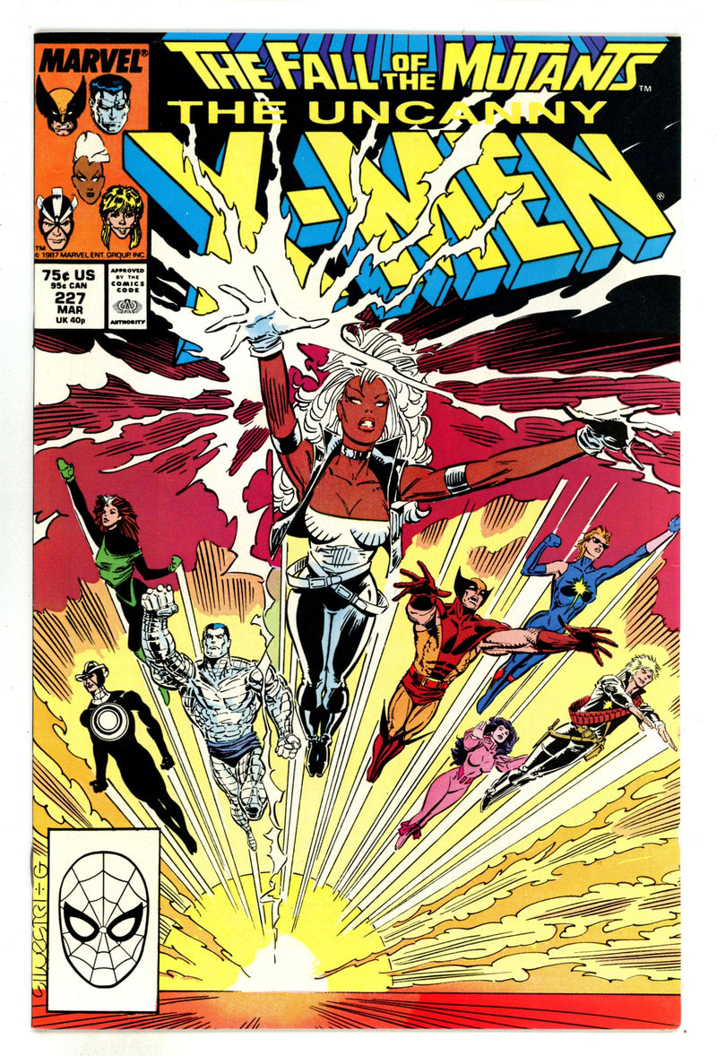 The Uncanny X-Men Vol 1 227 Mid Grade (1988) 