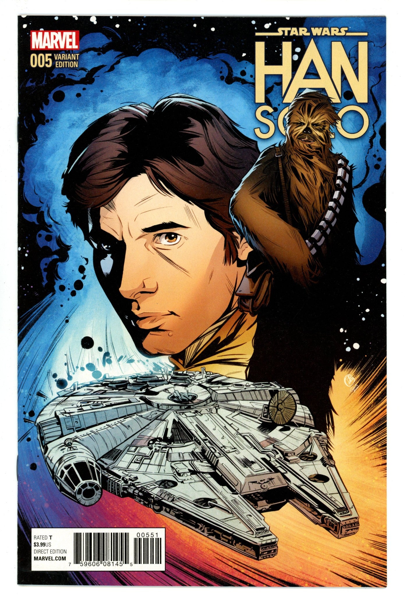 Han Solo 5 VF+ (8.5) (2017) Jones Incentive Variant 