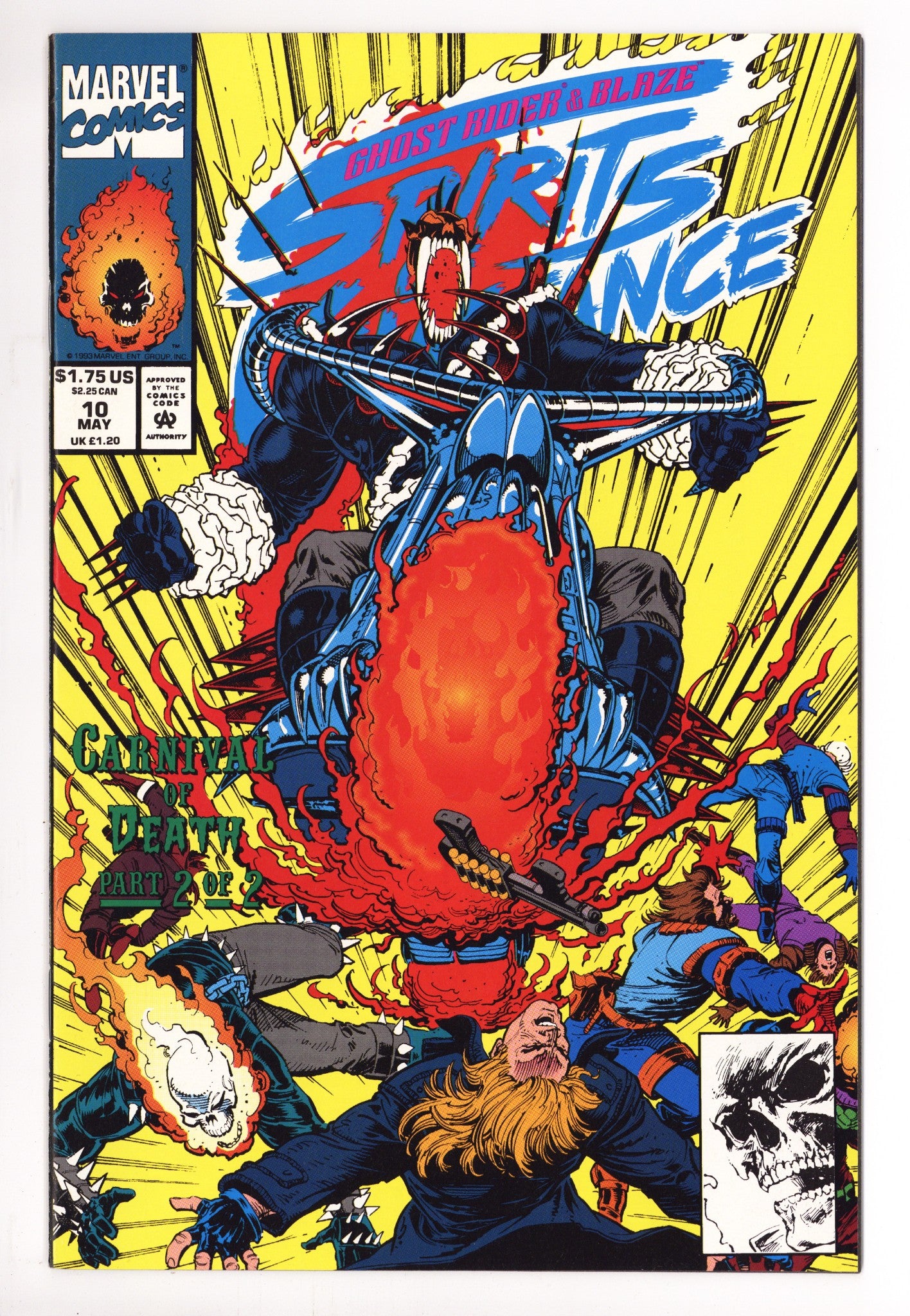 Ghost Rider / Blaze: Spirits of Vengeance 10 High Grade (1993) 
