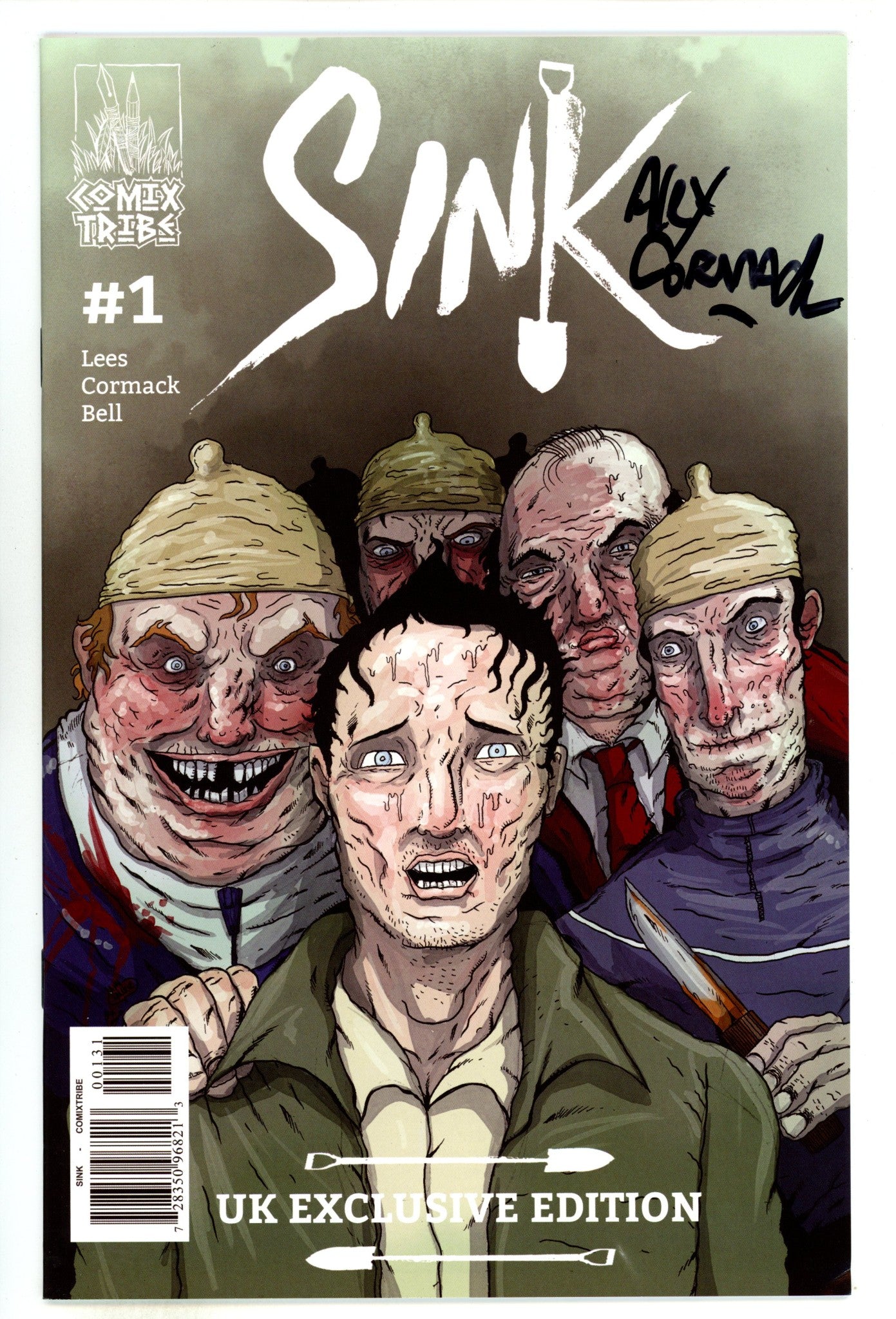 Sink 1 VF (8.0) /300 (2017) Laurie Exclusive Variant Signed x1 Cover Alex Cormack 