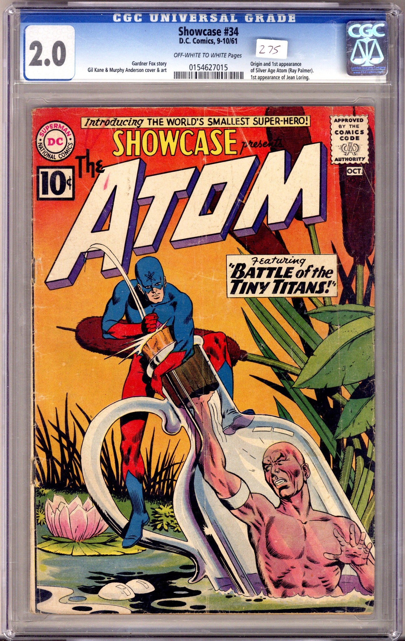 Showcase 34 CGC 2.0 (GD) (1961) 