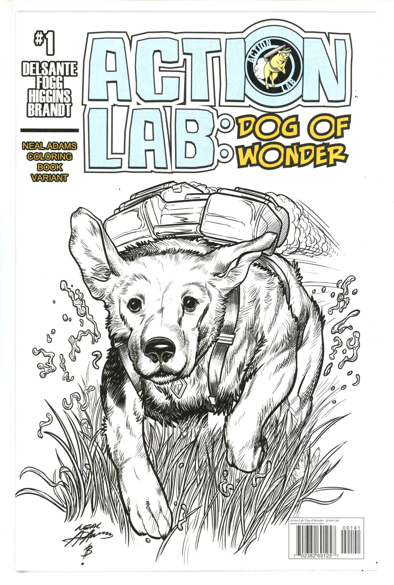 Action Lab: Dog of Wonder 1 [Coloring Book] High Grade (2016) Adams Variant 