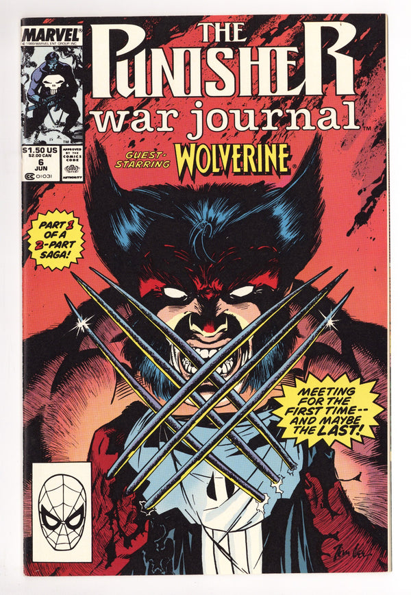 The Punisher War Journal Vol 1 6 VF+ (8.5) (1989)