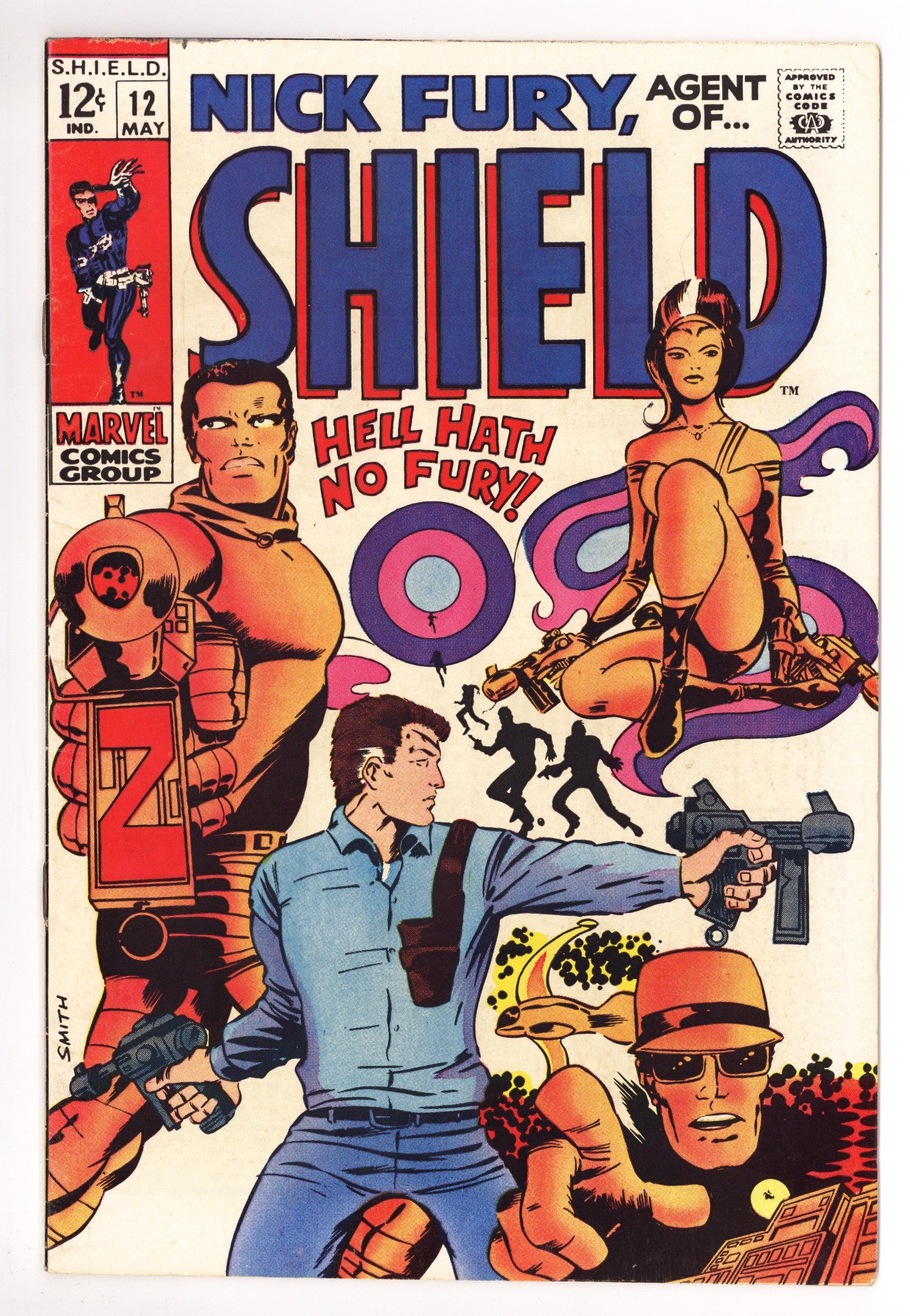 Nick Fury, Agent of SHIELD Vol 1 12 FN+ (6.5) (1969) 