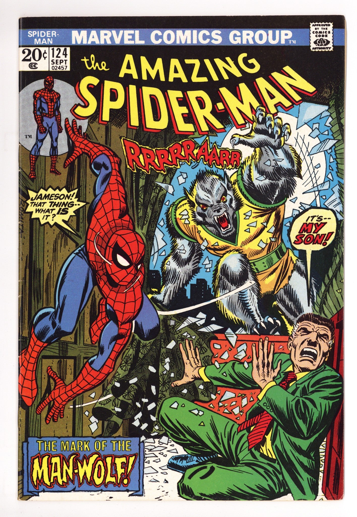 The Amazing Spider-Man Vol 1 124 VF (8.0) (1973) 