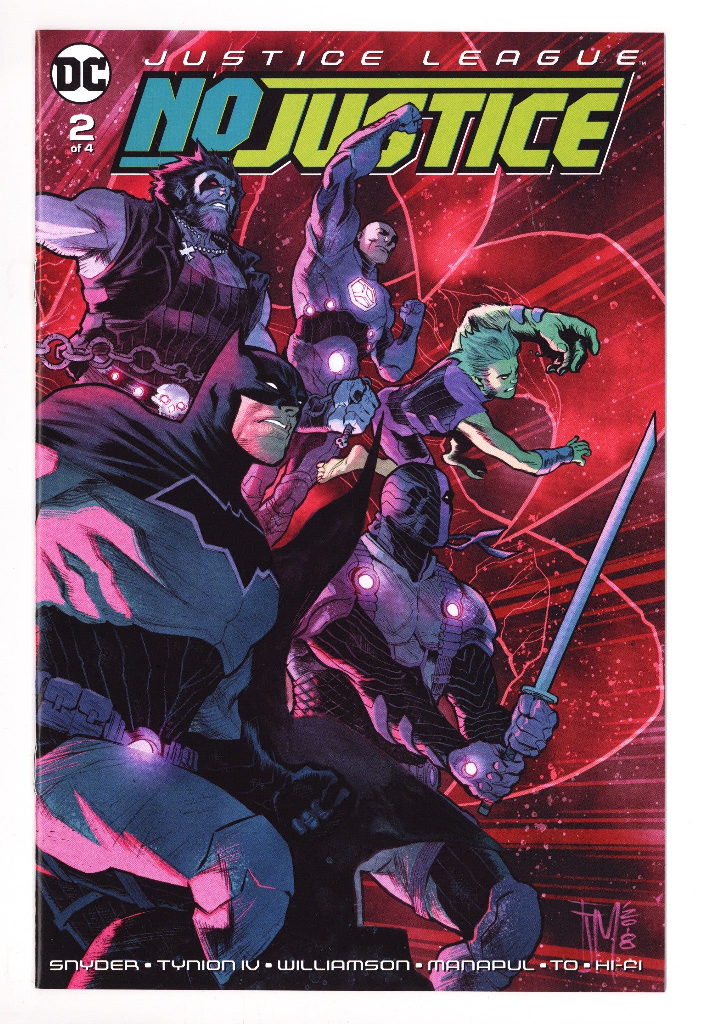 Justice League: No Justice 1 High Grade (2018) 