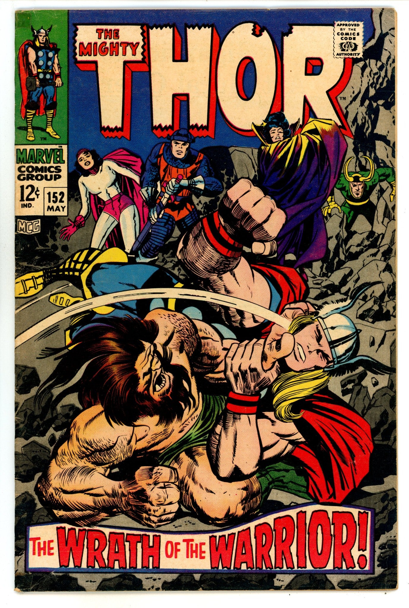 Thor Vol 1 152 FN- (5.5) (1968) 