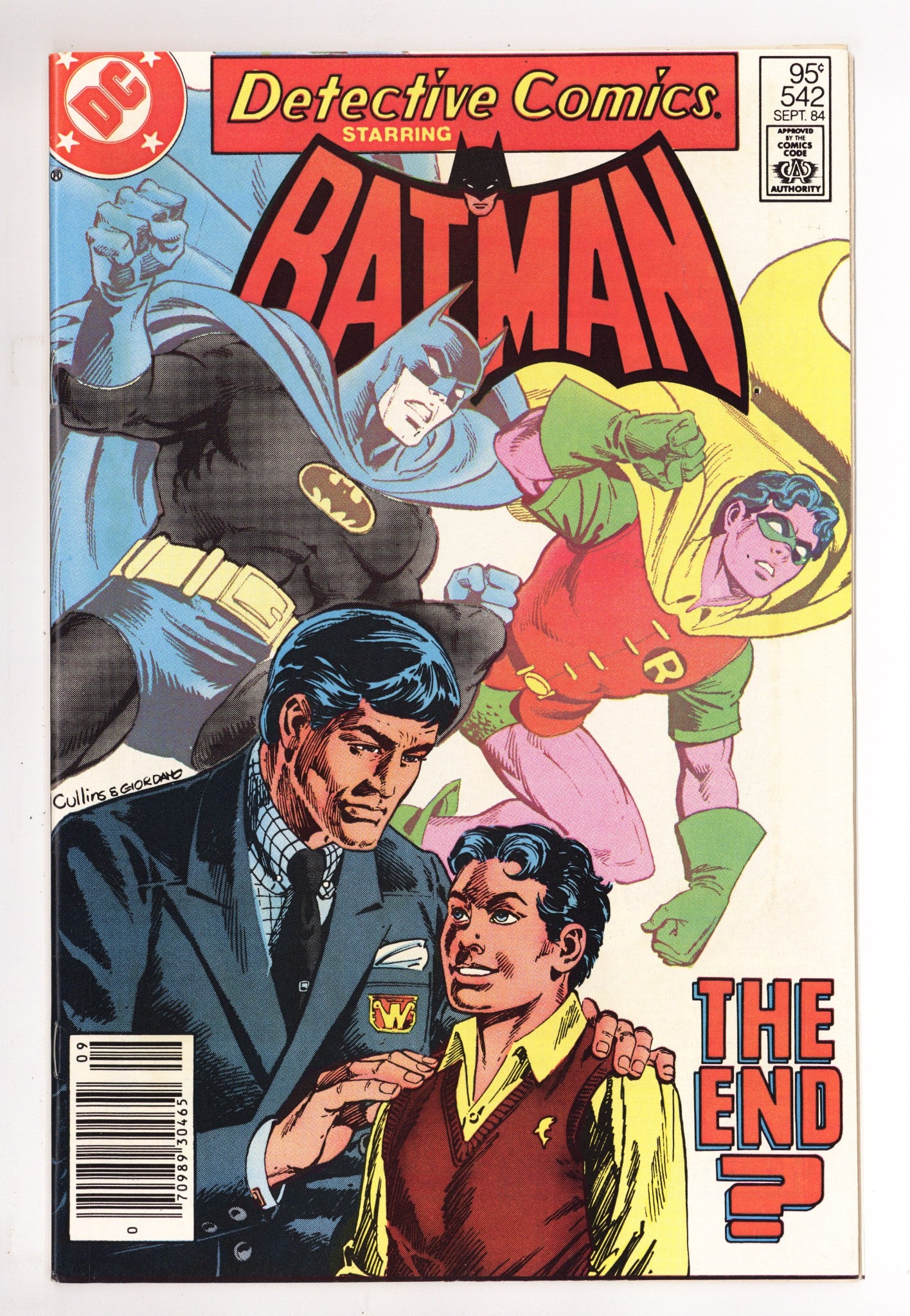 Detective Comics Vol 1 542 VF+ (8.5) (1984) Canadian Price Variant 
