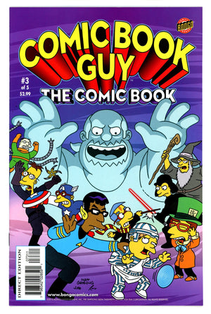 Bongo Comics Presents Comic Book Guy: The Comic Book 3 VF/NM (9.0) (2010)