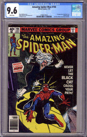 The Amazing Spider-Man Vol 1 194 CGC 9.6 (NM+) (1979) Newsstand