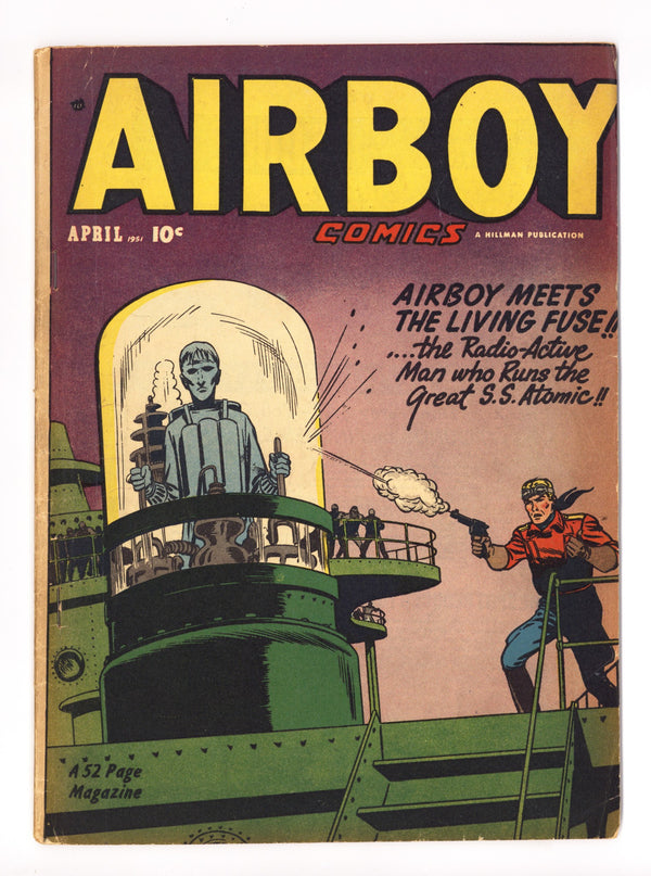 Airboy Comics Vol 8 3 [86] VG (4.0) Centrefold Detached (1951)