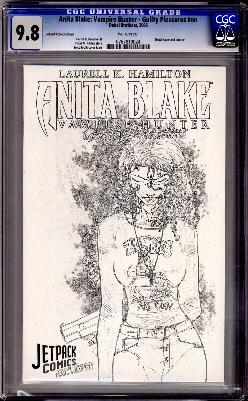 Anita Blake: Vampire Hunter in Guilty Pleasures 1 CGC 9.8 (NM/M) (2006) Booth Sketch Exclusive Variant 