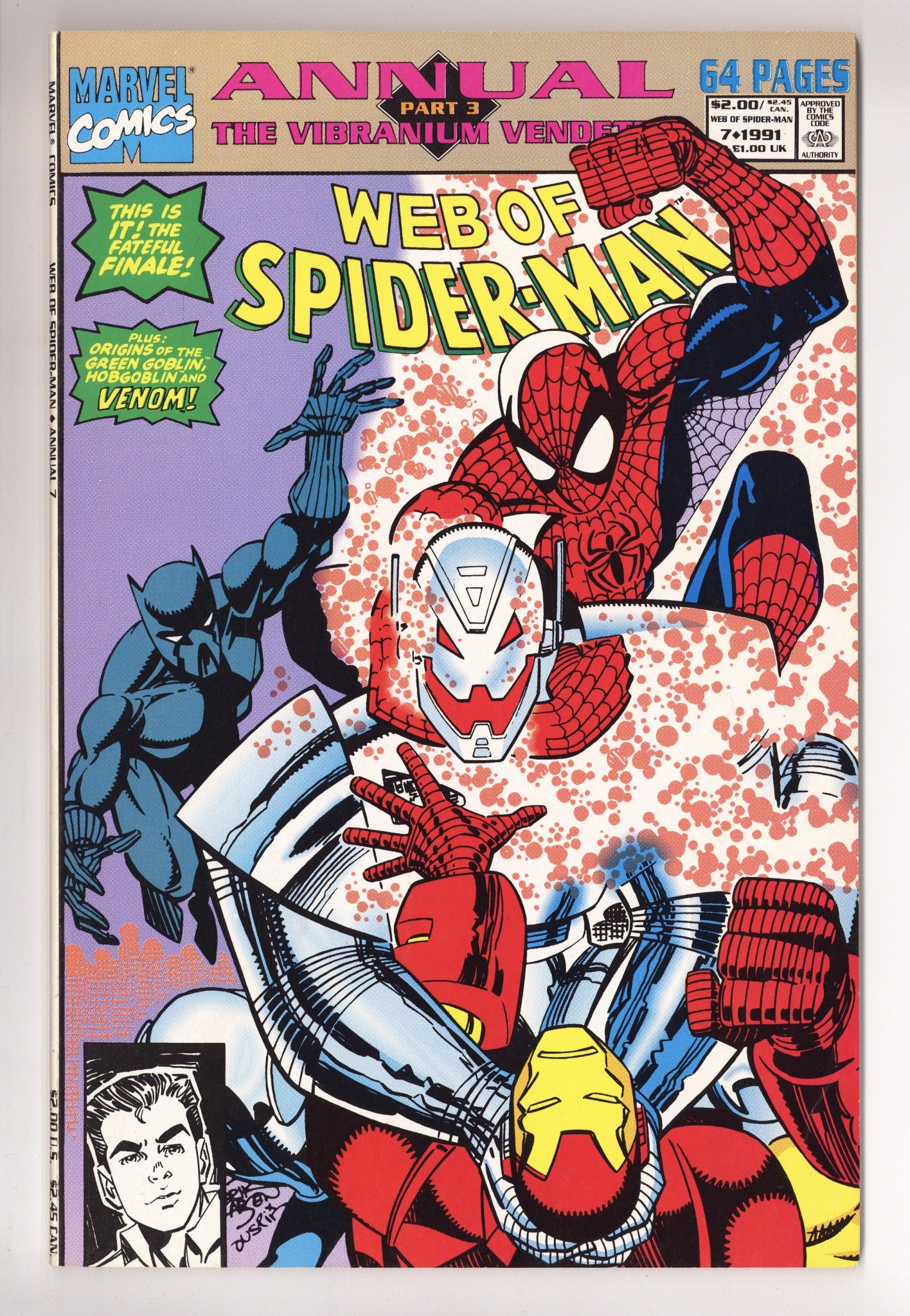 Web of Spider-Man Annual Vol 1 7 High Grade (1991) 