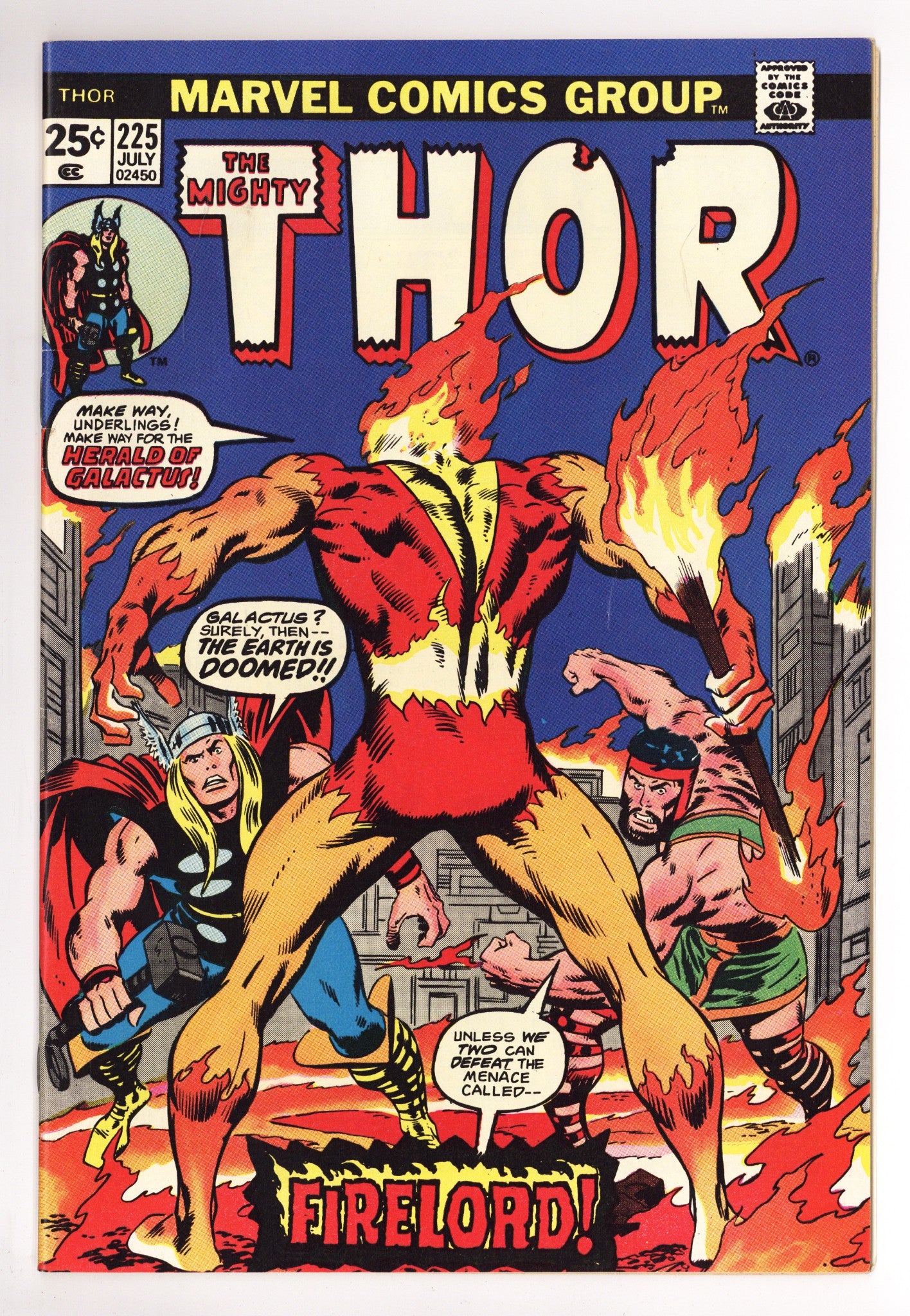 Thor Vol 1 225 VF- (7.5) (1974) 
