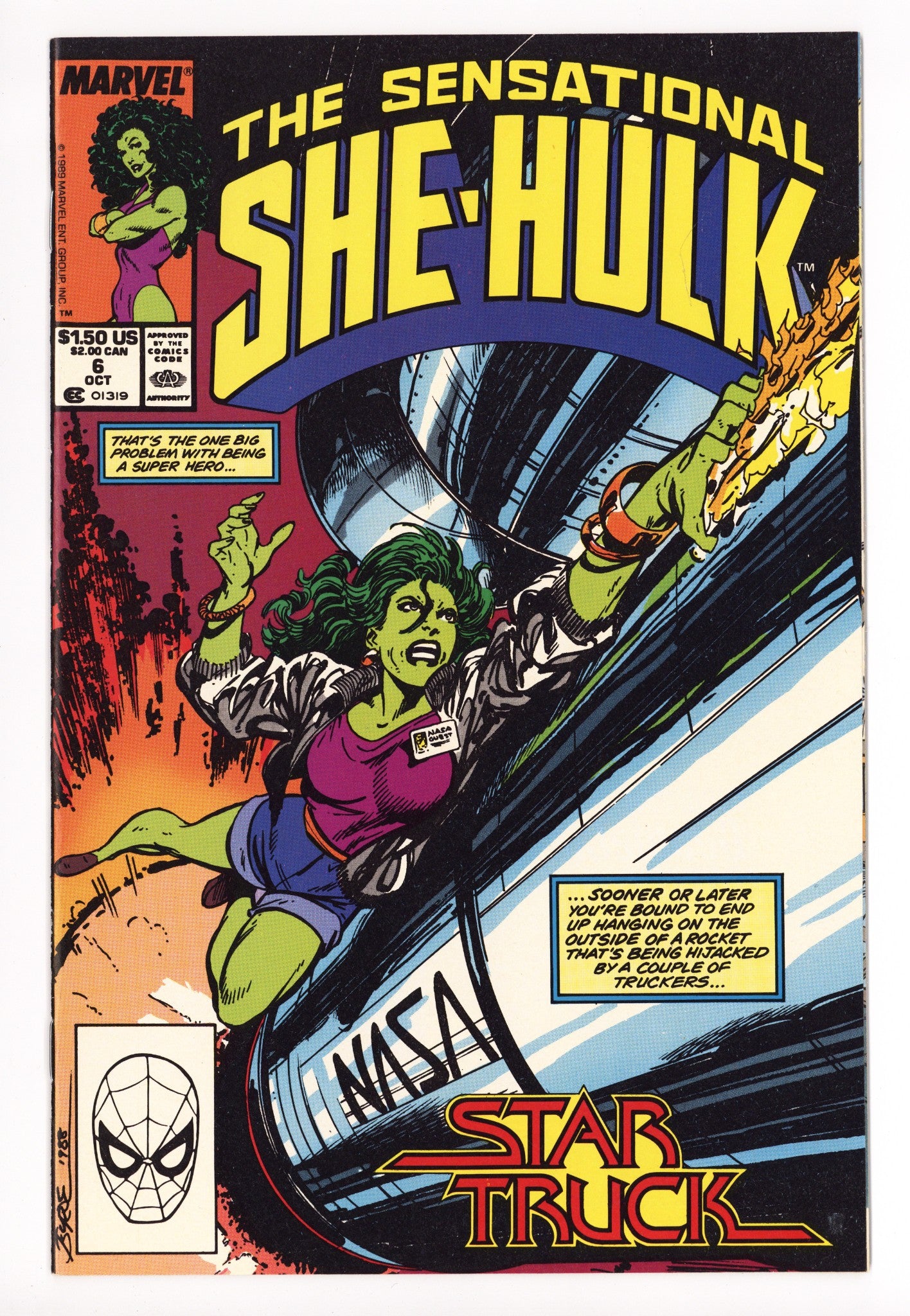 The Sensational She-Hulk 6 High Grade (1989) 