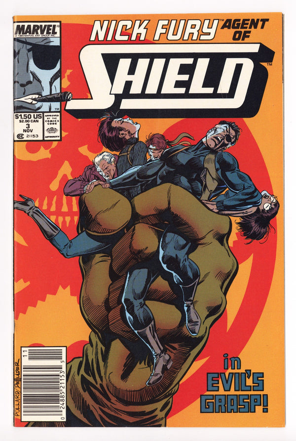 Nick Fury, Agent of S.H.I.E.L.D. Vol 4 3 High Grade (1989)