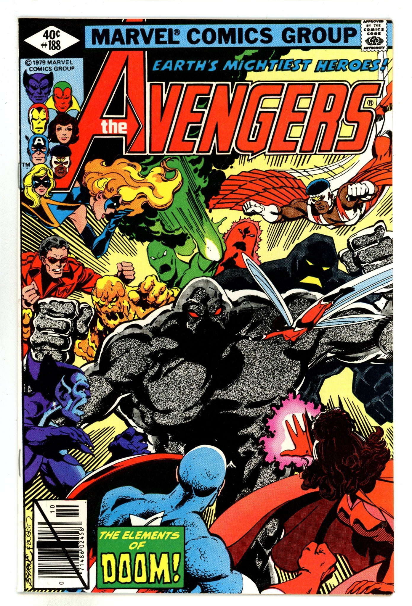 The Avengers Vol 1 188  VF- (7.5)   (1979)        