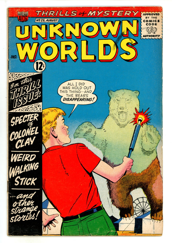 Unknown Worlds 25 VG (4.0) (1963)